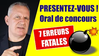 Oral de concours, présentez-vous, 7 erreurs (+ conseils pour réussir)