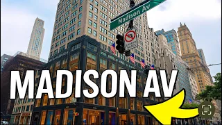 Walking Madison Ave - New York City s Iconic Shopping Street 4K 2025