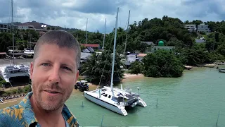 Haul out and fixing my carbon wing mast