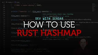 Hashmaps Key-value stores in Rust