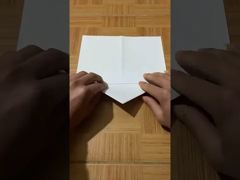 How to fold a SU-00 Fighter jet paper airplane like in the million-view video #shorts #shortvideo