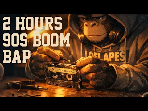 Ultimate Golden Era Boom Bap Mix 📼 2 Hours Classic 90s Hip Hop Instrumentals (No Lyrics)