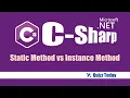 Static Method vs Instance Method