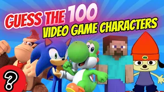 guess 100 video game characters hard quiz