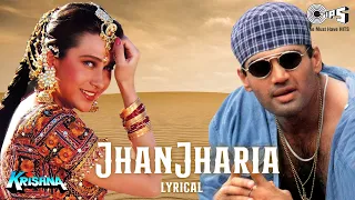Download Jhanjhariya Uski Chanak Gayi - Lyrical | Krishna | Karisma, Sunil | Abhijeet Bhattacharya |90's Hits MP3