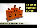 HOW TO Build Wooden Jack-O-Lanterns with basic tools Beginner Project