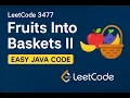 Leetcode 3477 - Fruits Into Baskets II Simple Java Solution with Explanation The Java Developer