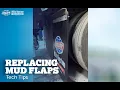How to Replace a Mud Flap on a Semi Trailer