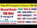 Top 50 MCQs On Visual Basic VB net for DRDO RRB JE ISRO CSIR NET GATE CS JRF BARC ECIL VSSC UGC