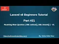 Learn Laravel 8 Beginners Tutorial - Running Database Raw Queries DB select DB insert