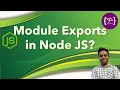 Understanding Module Exports Complete Guide in Hindi Learn Module Exports in Node JS Module