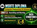 Lecture 5 Difference Between Linear Search and Binary Search DSU Using C Programming Unit 2