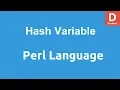 Perl Programming Hash Variable