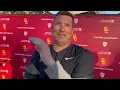 USC offensive line coach Josh Henson talks building up OL culture