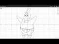 Desmos Art Patrick Star