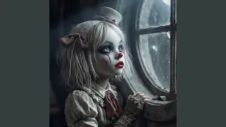 smudged blue teardrop