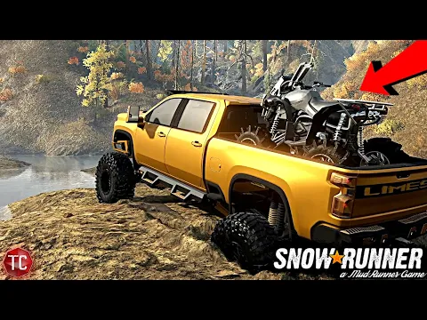 Download MP3 SnowRunner: High Country DURAMAX Hauls CAN-AM RENEGADE Into The WILDERNESS!