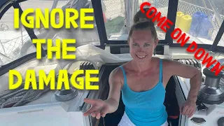 18 Repair progress and Hunter 450 Passage tour