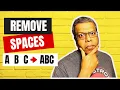 How To Remove Space Between Words Using Notepad