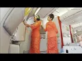 Download Lagu Kesibukan Pramugari Cantik Garuda Indonesia Pesawat Boeing 777-300ER Jakarta - Bali