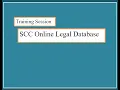 SCC Online Legal Database Training Session