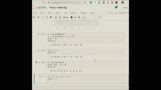 Modifying values with Fancy Indexing Python Numpy Data Science Machine Learning