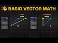 How Vector Math ADD and SUBTRACT Works in Blender - Geometry Nodes
