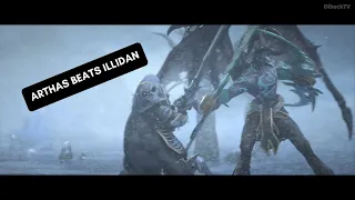 arthas beats illidan warcraft 3 reforged 2020