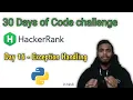 Day 16 Exceptions 30 days of code hackerrank in python