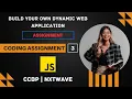 CODING ASSIGNMENT 3 Assignments JavaScript CCBP NXTWAVE