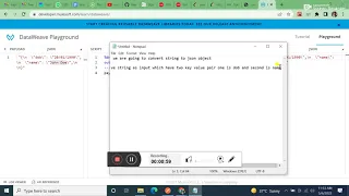 Mulesoft Tutorial String to Object using dataweave Mule 4