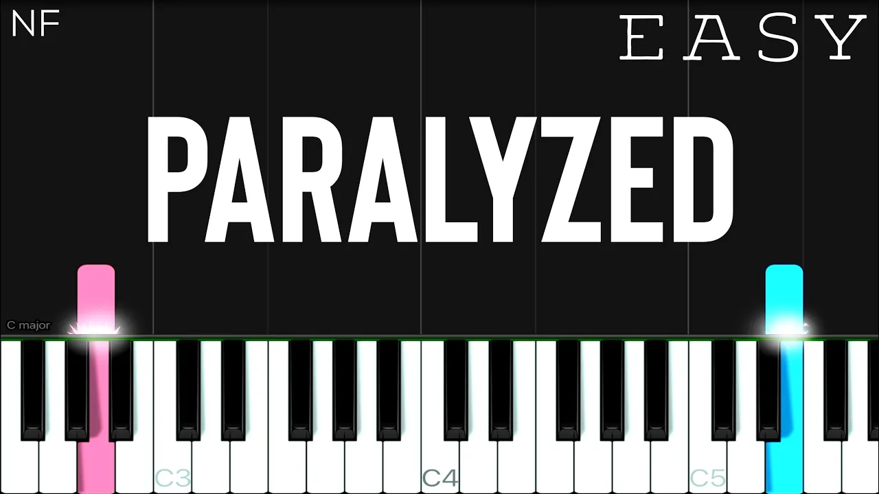 NF - Paralyzed | EASY Piano Tutorial