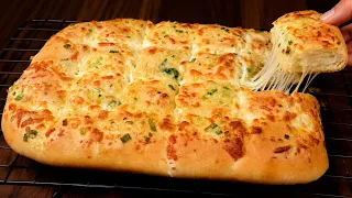 I Can’t Stop Making Garlic Bread This Way! So Soft and Delicious