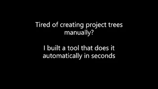 This Python Tool Creates Project Trees Automatically