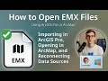 EMX File Extension How to Open ArcGIS Exported Map Document Files