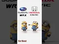 Lagu Subaru WRX Vs Honda Civic minions style.#trending #tiktok #status #funny #foryou #shorts #honda#wrx