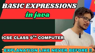 Basic expressions in java mathematical to Java expressions conversion ICSE Computer theory java 9 10