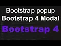 Bootstrap 4 Modal popup Example Create Popup using Bootstrap4 Bootstrap modal Dialog show