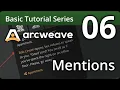 Arcweave Basic Tutorial Series - Episode 06 Mentions