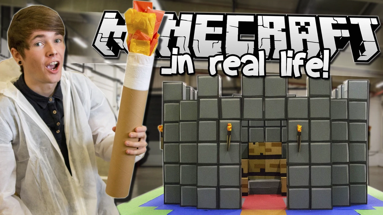 MINECRAFT.. IN REAL LIFE! | School of YouTube