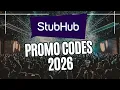 StubHub Promo Code 2026 Latest StubHub Coupon Code for Cheap Tickets