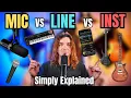 MIC vs LINE vs INST Master Your Levels in Minutes