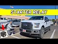 FORD F150 ENGINE STARTER RELAY LOCATION REPLACEMENT F 150 STARTER NOT WORKING RELAY 2015 2016 2017