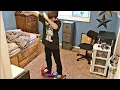 Download Lagu Kid Runs Over Daddy's Foot With His New Hoverboard - Hoverboard Dab