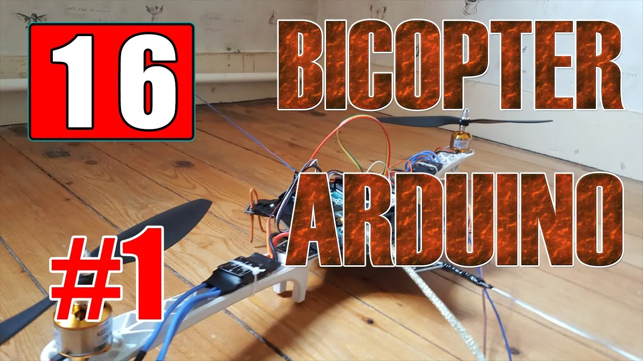 Drone | Arduino #16:  La Boucle d'Asservissement d'un Drone Bicoptère  [TUTO]