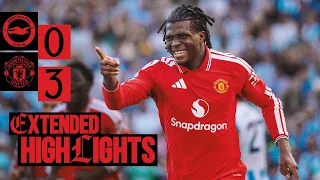 finishing in style brighton v man utd extended highlights