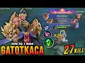 Download Lagu 27 Kills + 3x MANIAC!! Insane DMG Gatotkaca Monster Exp Lane!! - Build Top 1 Global Gatotkaca ~ MLBB