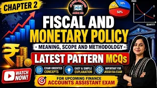 JKSSB FAA 2026 || ECONOMICS || FISCAL & MONETARY POLICY - TOPICWISE LATEST PATTERN MCQs