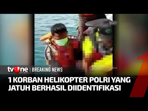 Tim SAR Evakuasi Dua Kantong Jenazah yang Diduga Kru Helikopter Polri