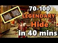 Best legendary hide farm in new world 70 to 100 in 40 mins